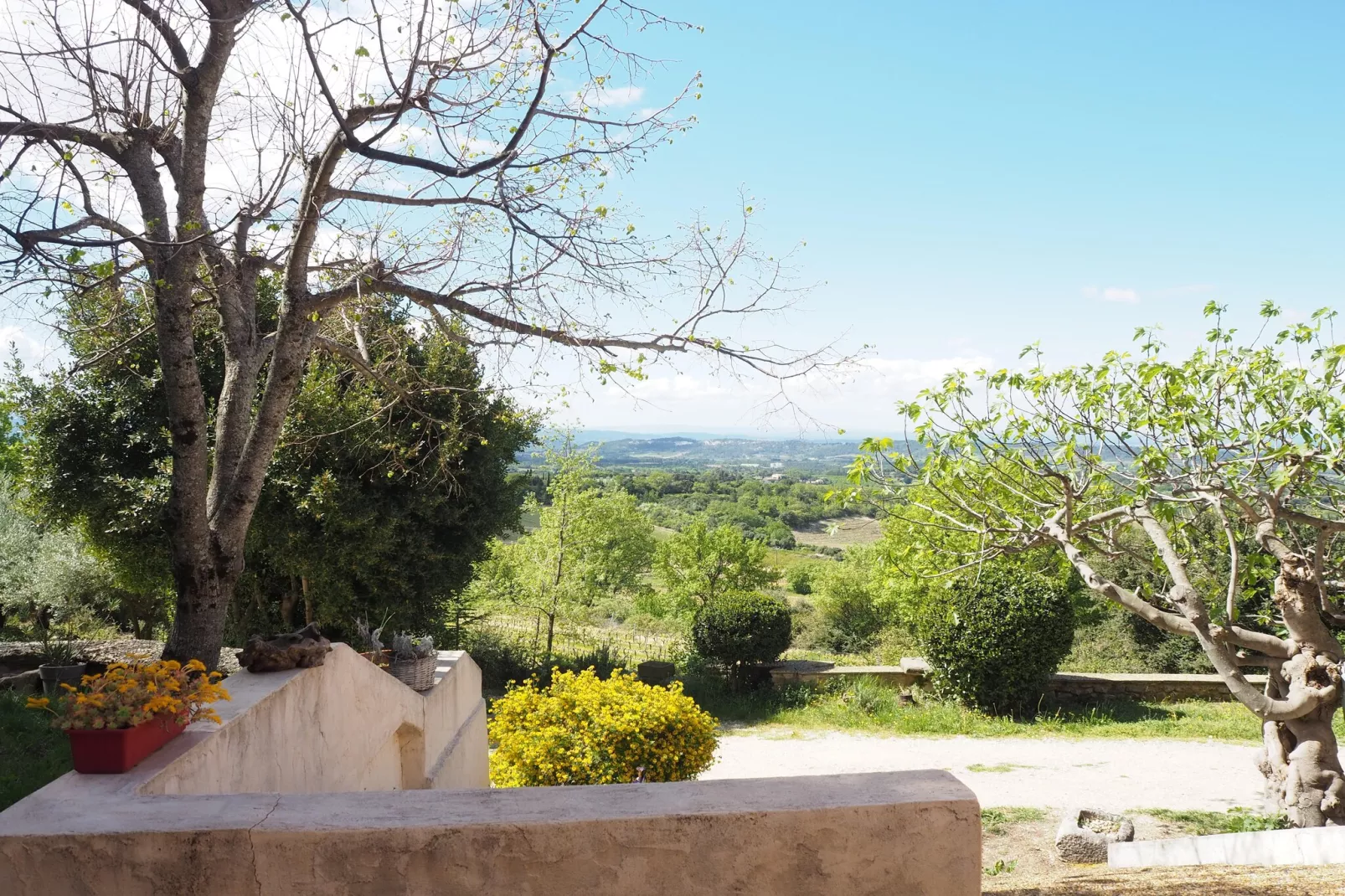 Doppelhaushälfte in Bédoin-Uitzicht zomer