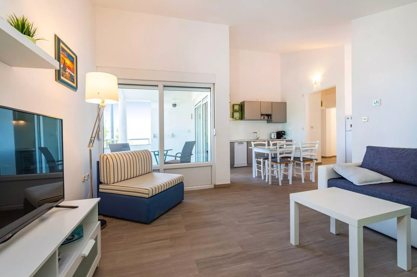 Sea view apartment Dajana-Woonkamer