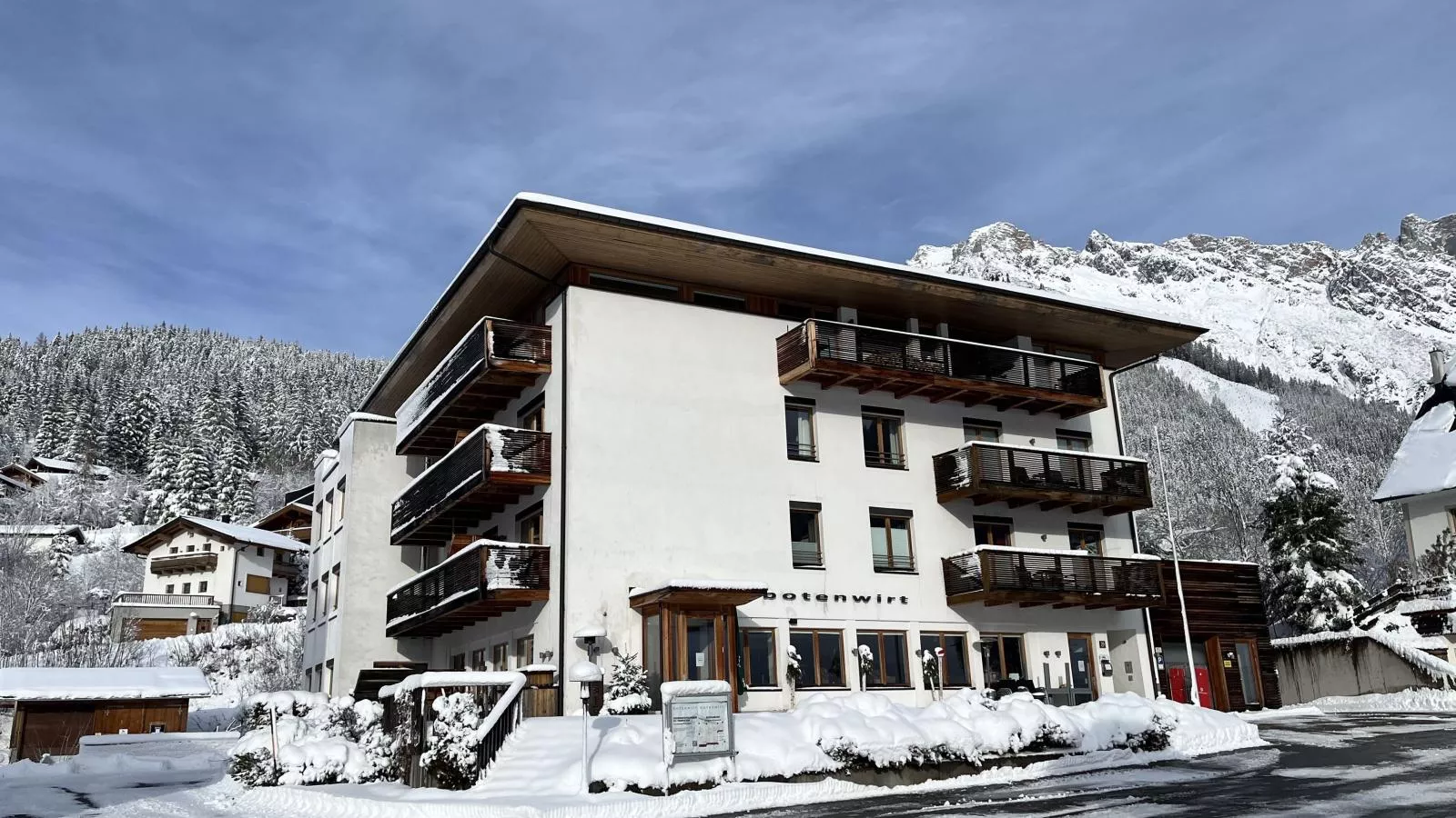 Kirchenstüberl-Exterieur winter