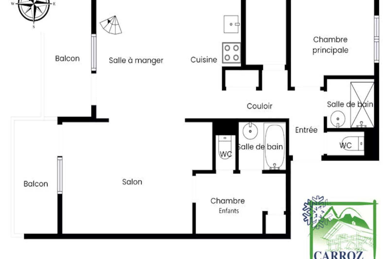 Appartements à Les Carroz-d'Arâches-Niet-getagd