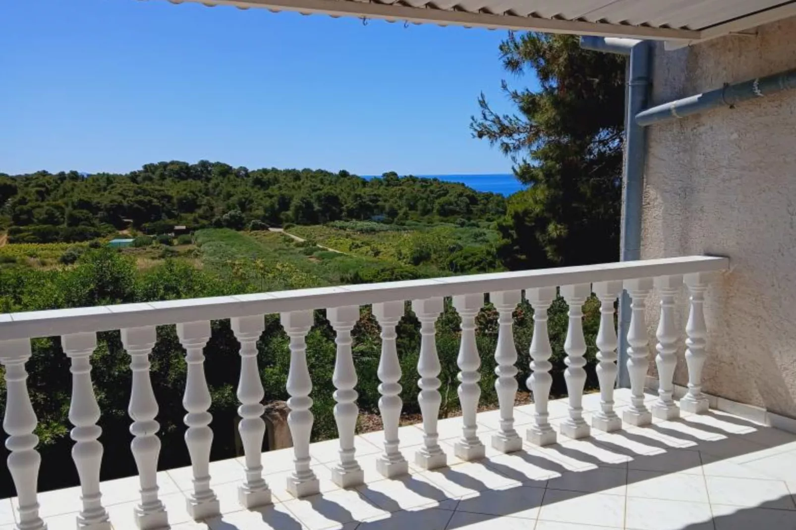 Apartmani Green Oasis - One Bedroom Apartment with Terrace and Sea View-Terras