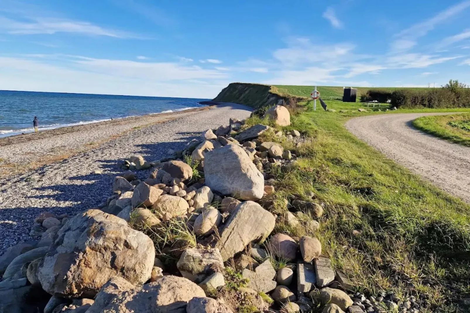 Kustcharme in Gjerrild-By Traum-Waterzicht