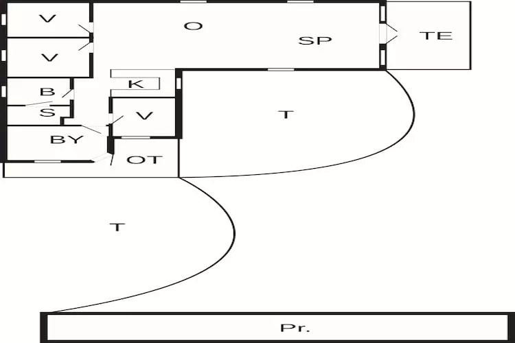 Afgelegen toevluchtsoord in Koldkaer -- By Traum Ferienwohnungen-Plattegrond