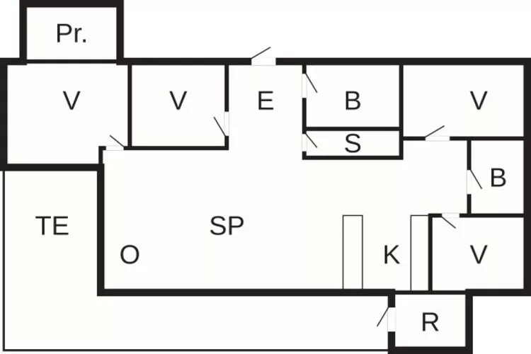 Luxe retraite in Romo -- By Traum Ferienwohnungen-Plattegrond