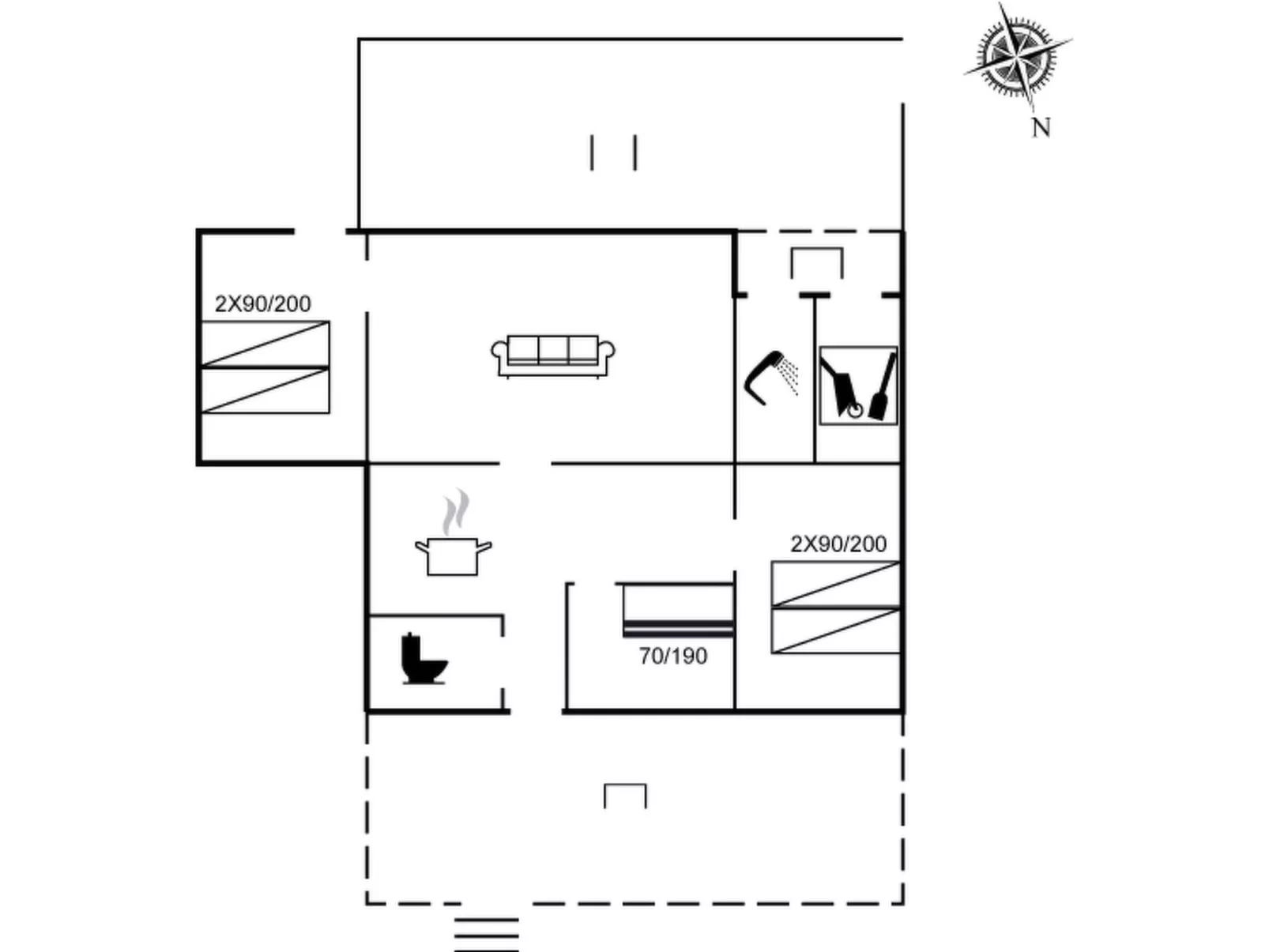 "Susette" - 400m from the sea-Binnen