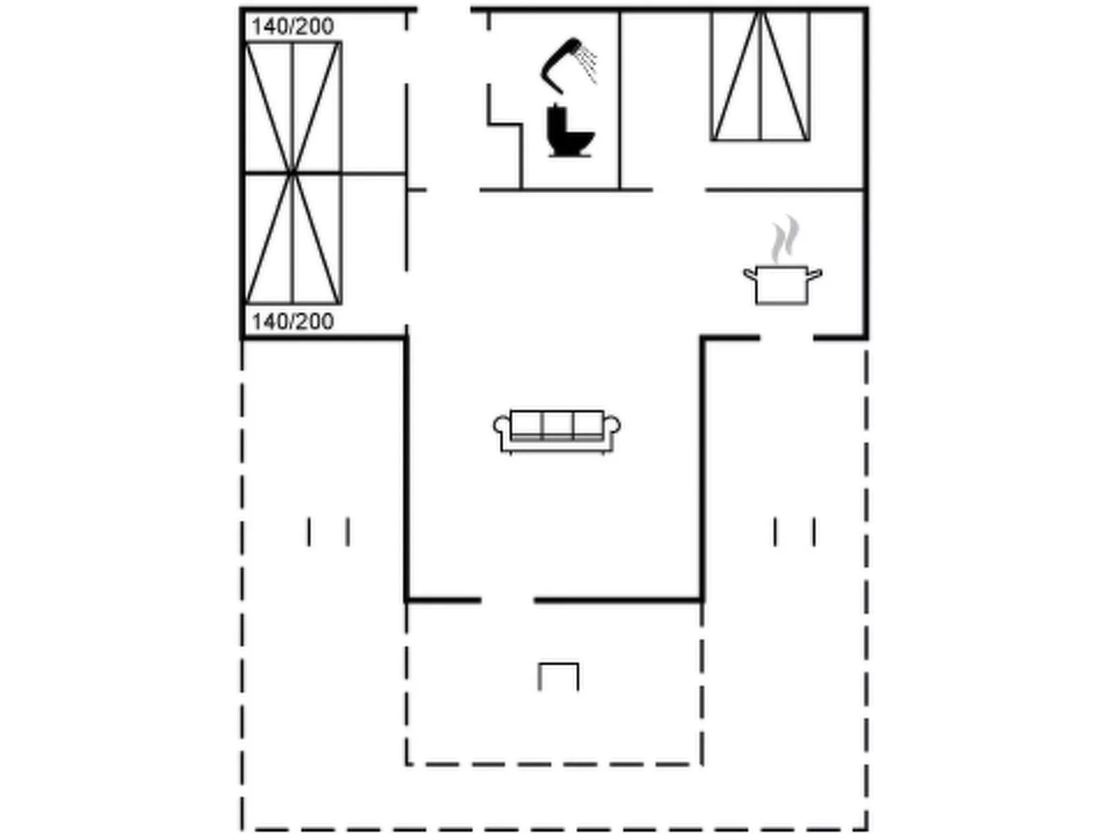 "Carita" - 500m from the sea-Binnen