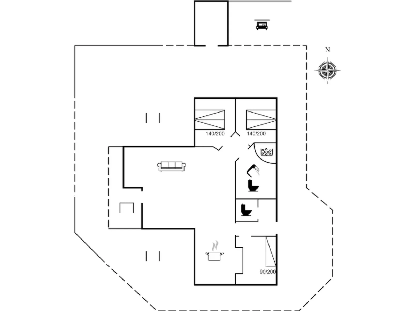 "Christan" - 1.2km from the sea-Binnen