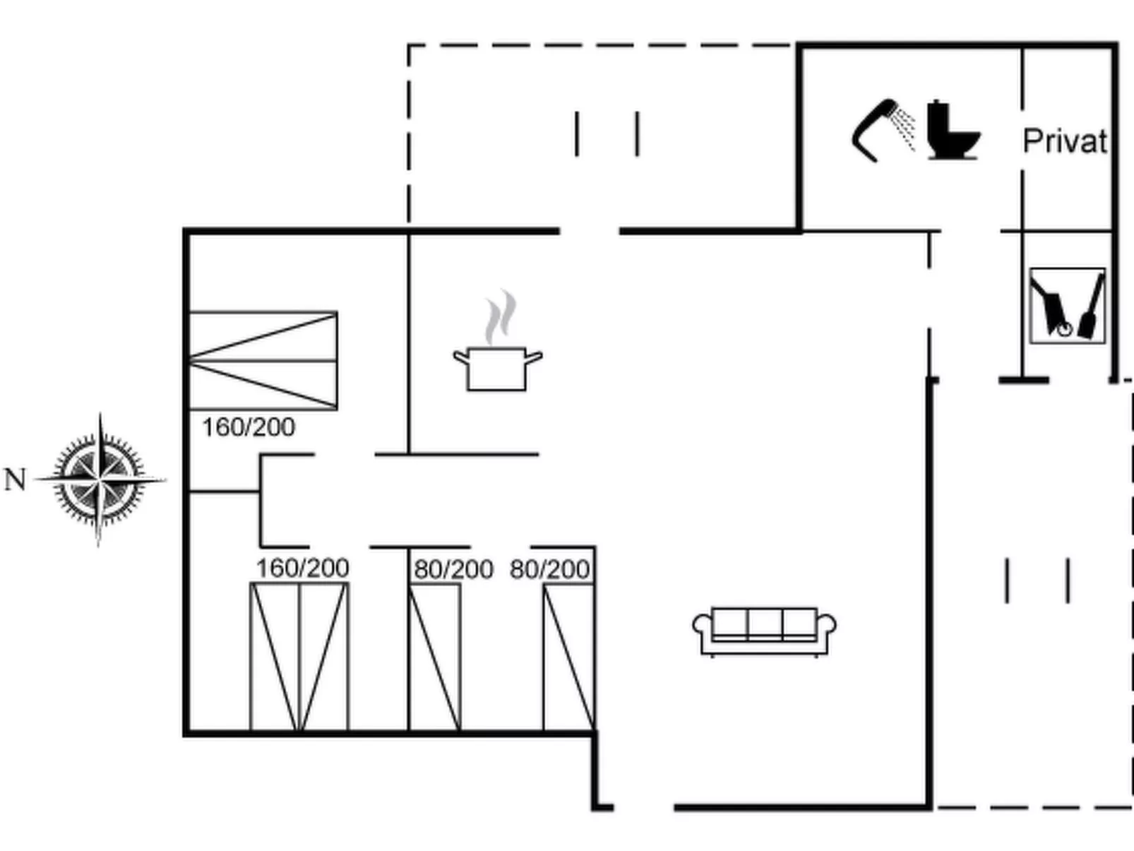 "Vika" - 600m from the sea-Binnen