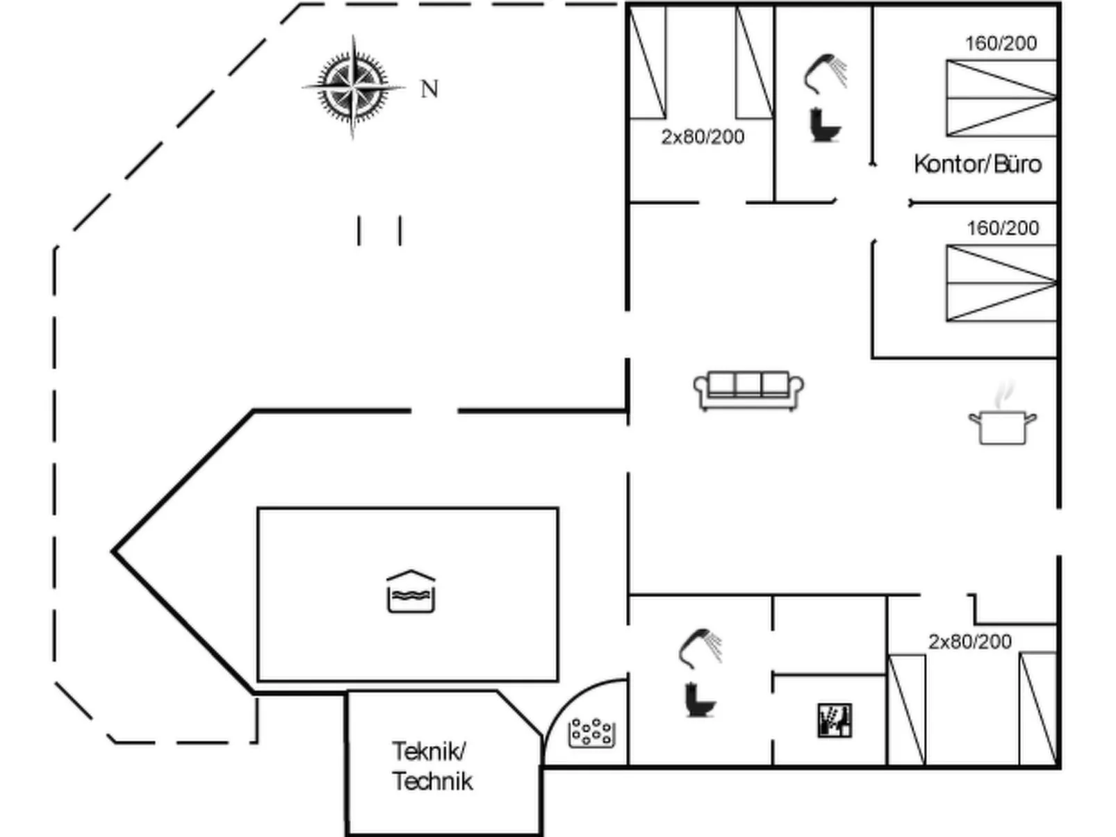 "Börje" - 600m from the sea-Binnen