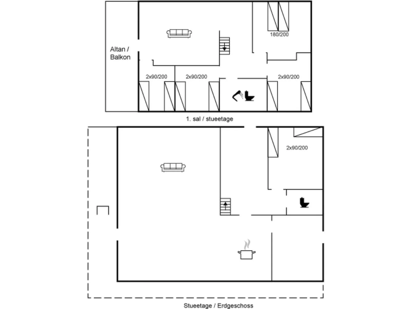 "Spase" - 250m to the fjord-Binnen