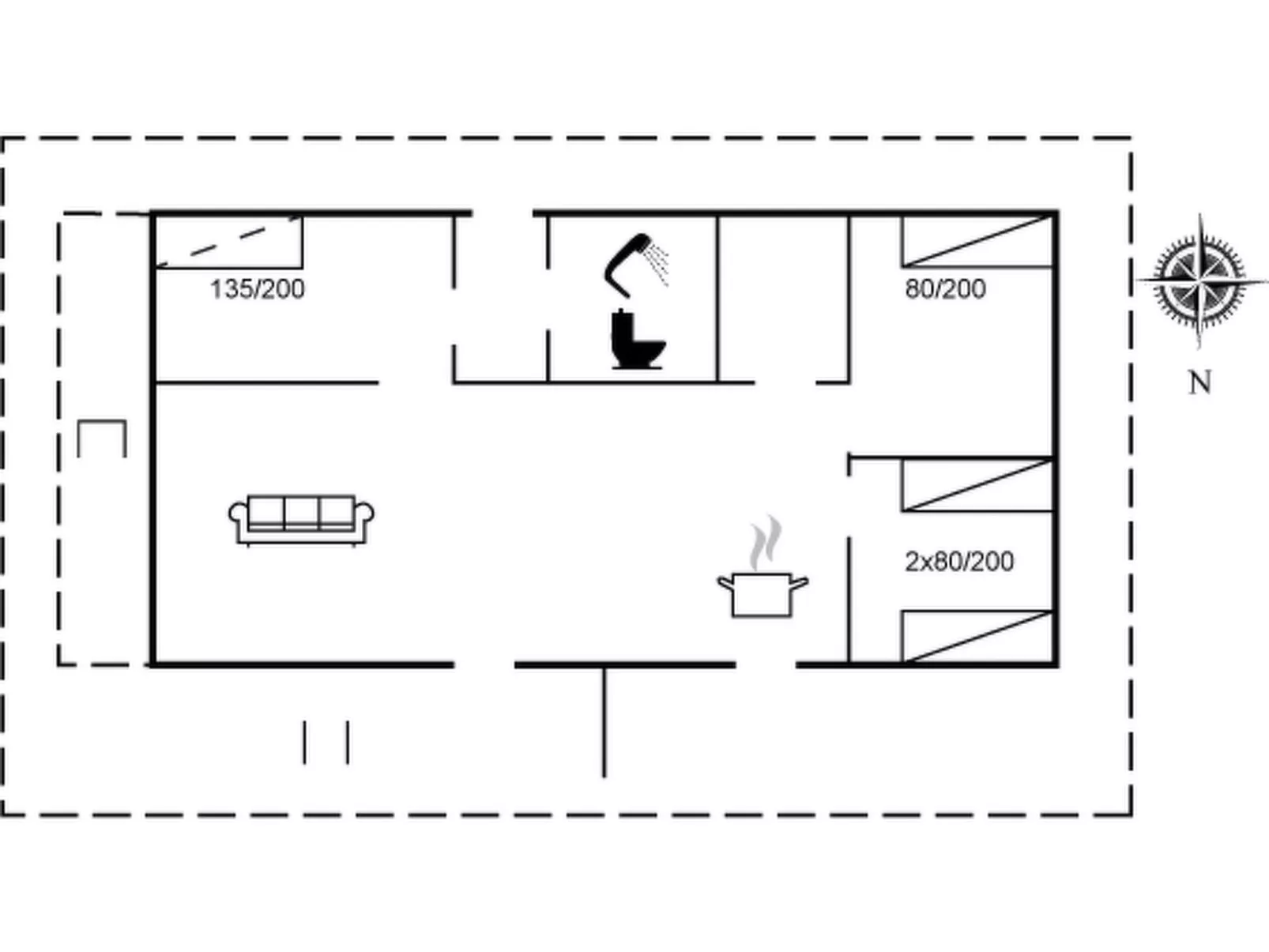"Solunka" - 100m from the sea-Binnen