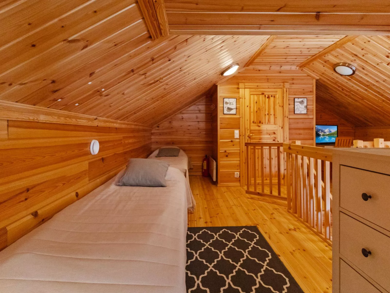 Tintin mökki-Binnen