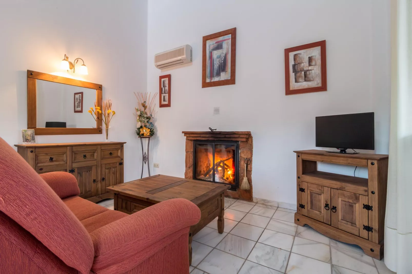 Bungalow Alcón 20 - Woonkamer