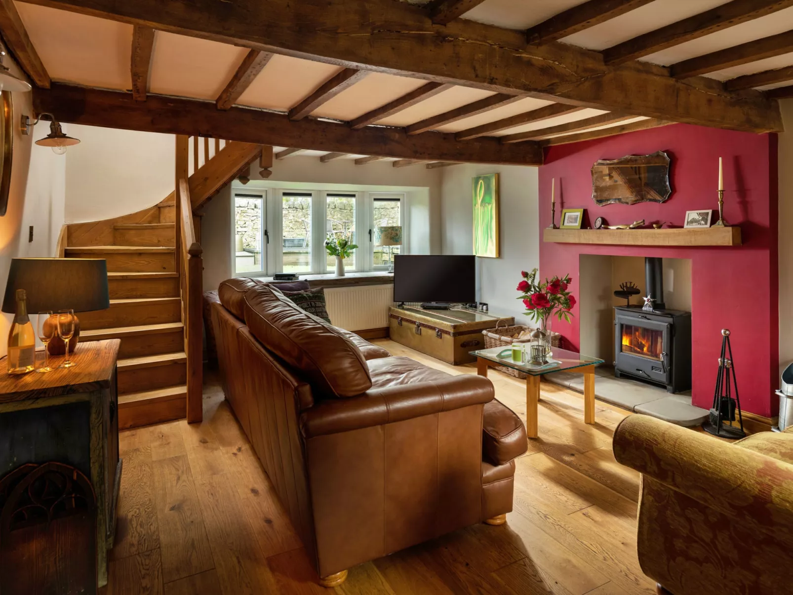 Wye Head Cottage-Binnen