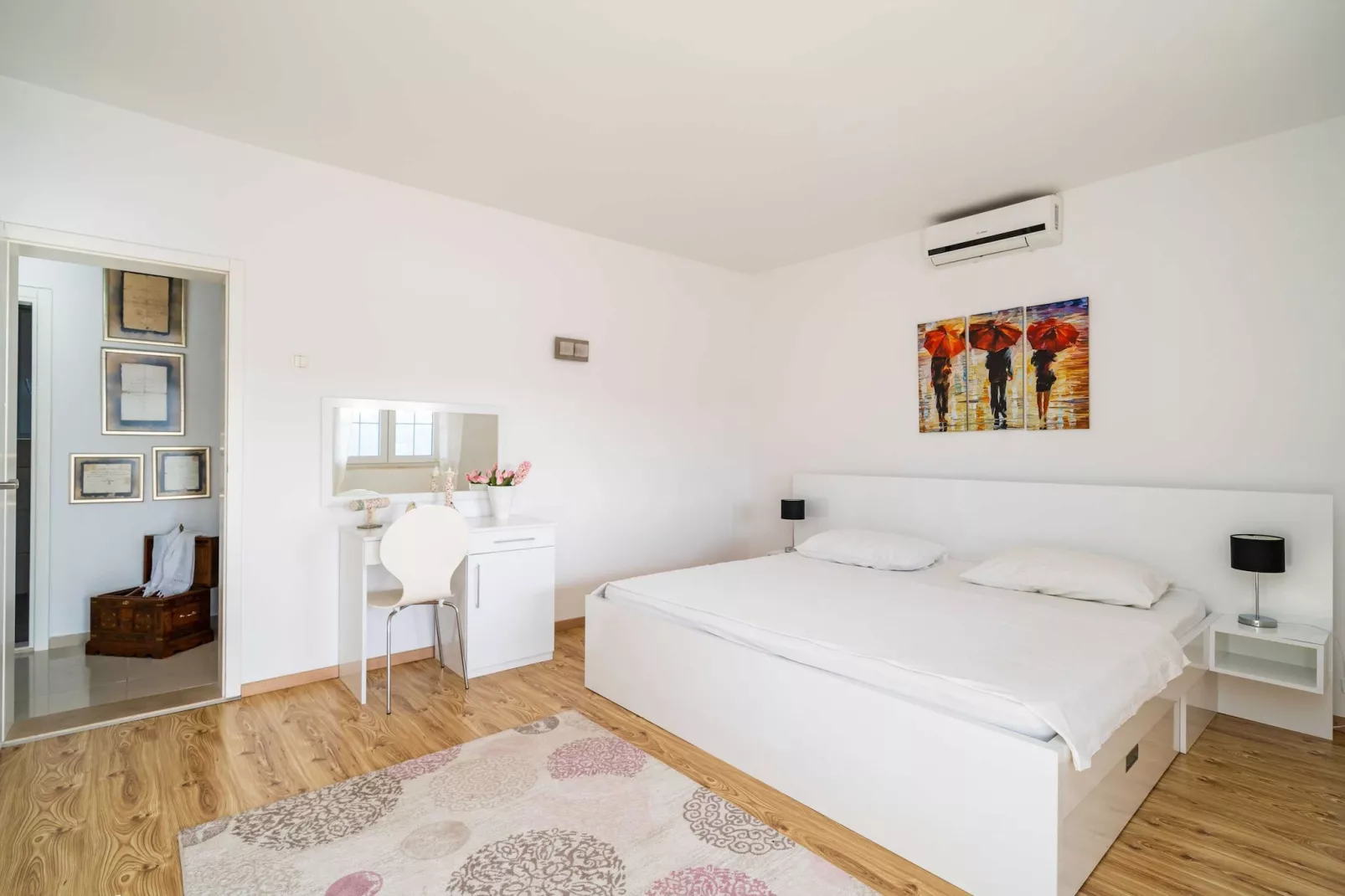 Villa Vista Old Town - Four Bedroom House with Terrace and Sea View-Slaapkamer