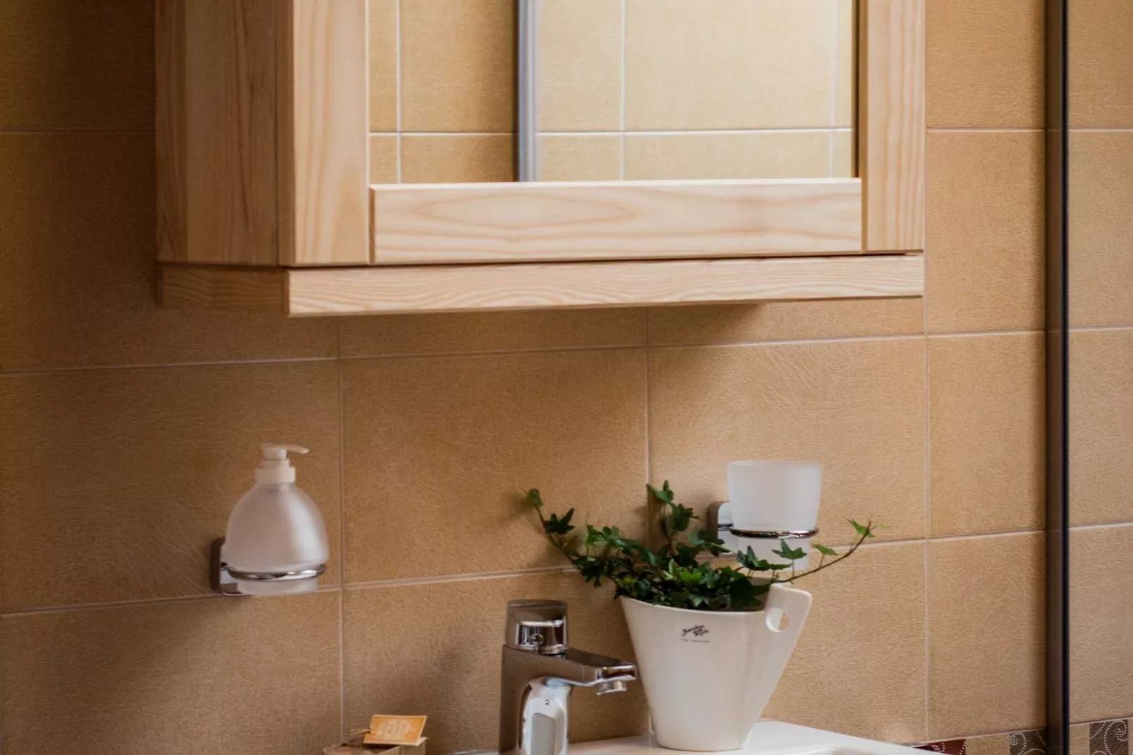 Riverside Pines Luce Apartments with Balcony - Studio Apartment with Balcony-Badkamer