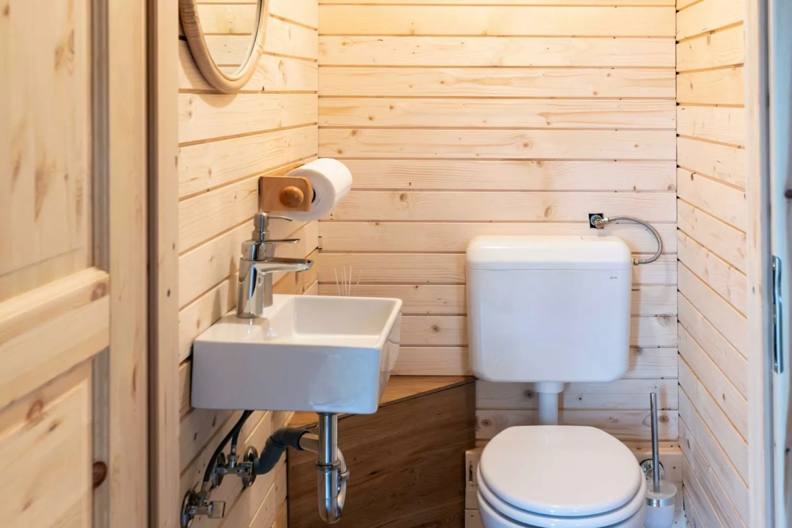 Echo Valley Hillside Holiday Home with Sauna - Two Bedroom Holiday Home with Sauna-Slaapkamer