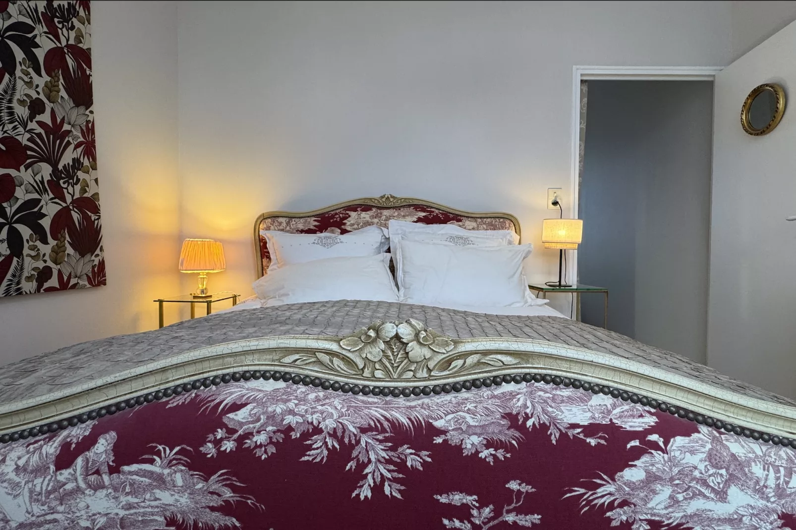 Appartement avec la petite cour-Slaapkamer