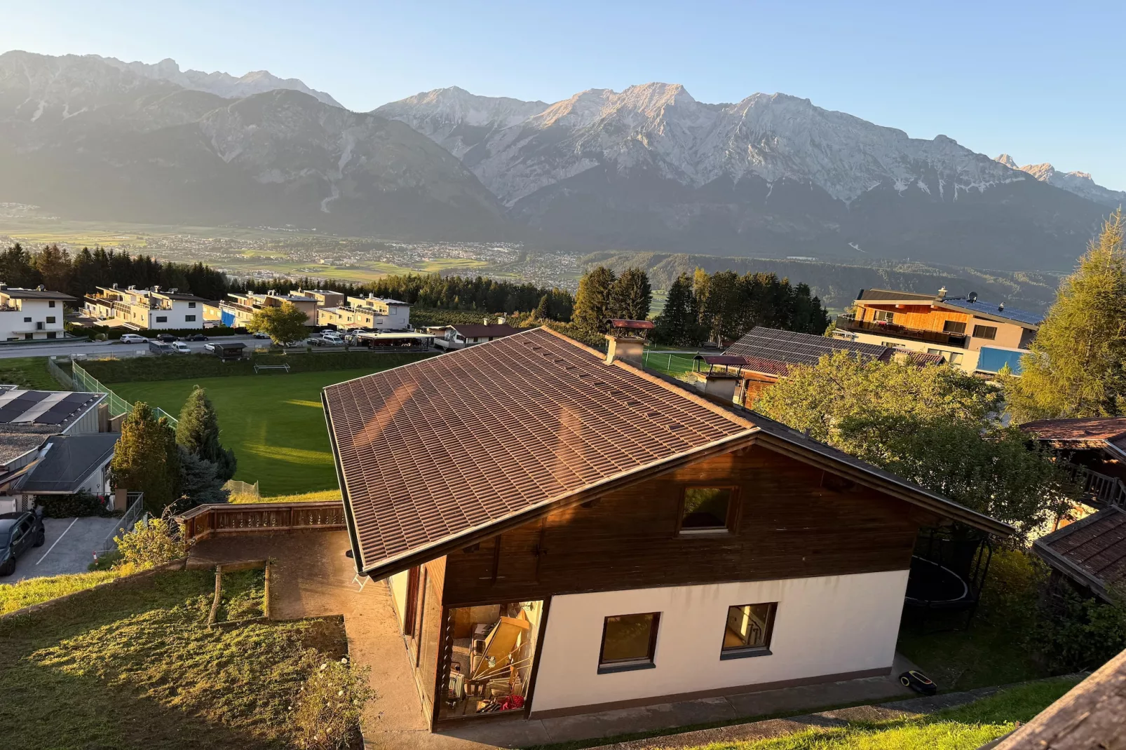 Alpenchalet Berggold-Uitzicht zomer