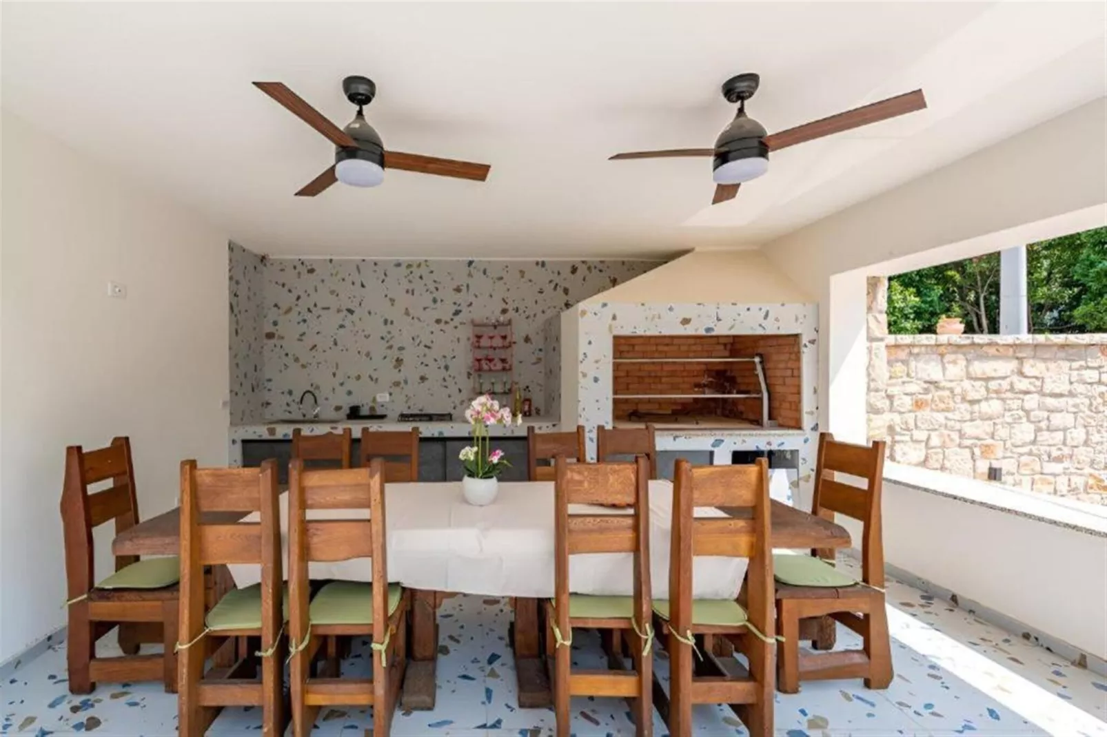 Villa Sokol with private pool-Keuken