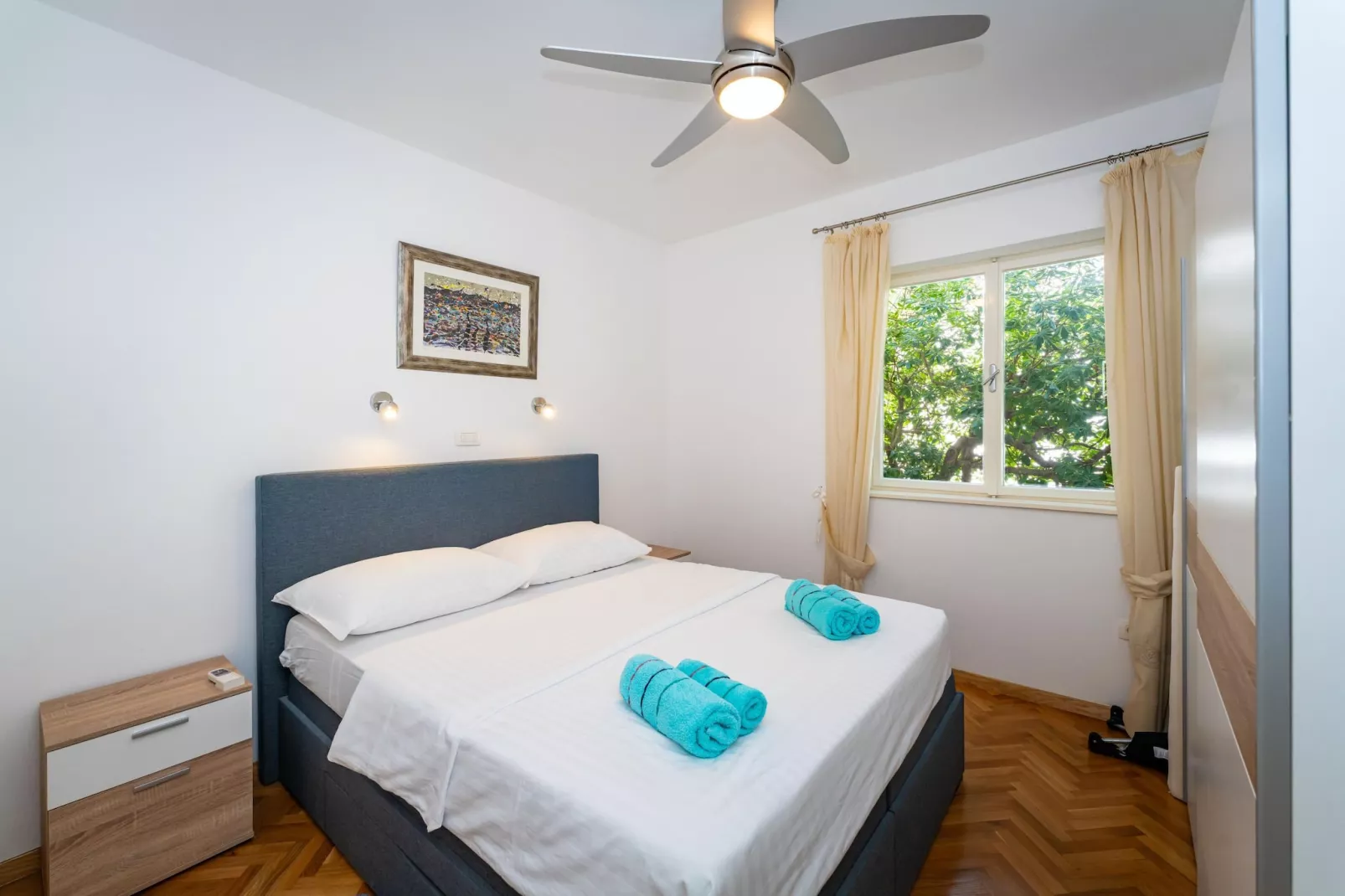 Vacation house Maslenica-Slaapkamer