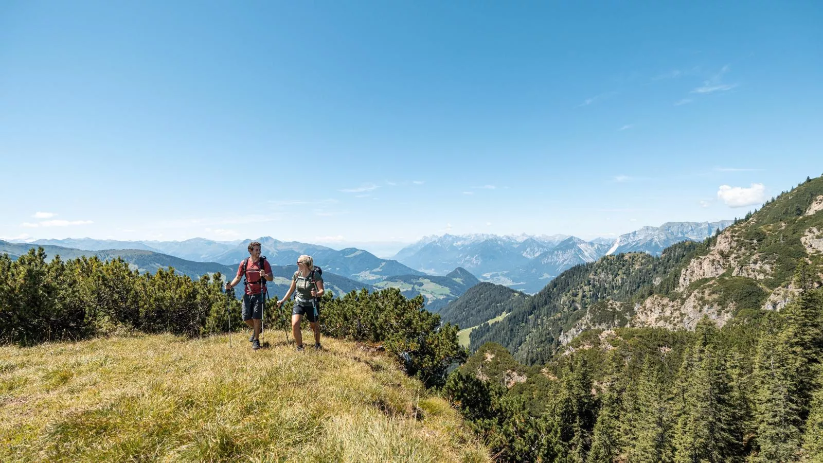 Tirola Hütte-Gebieden zomer 20km