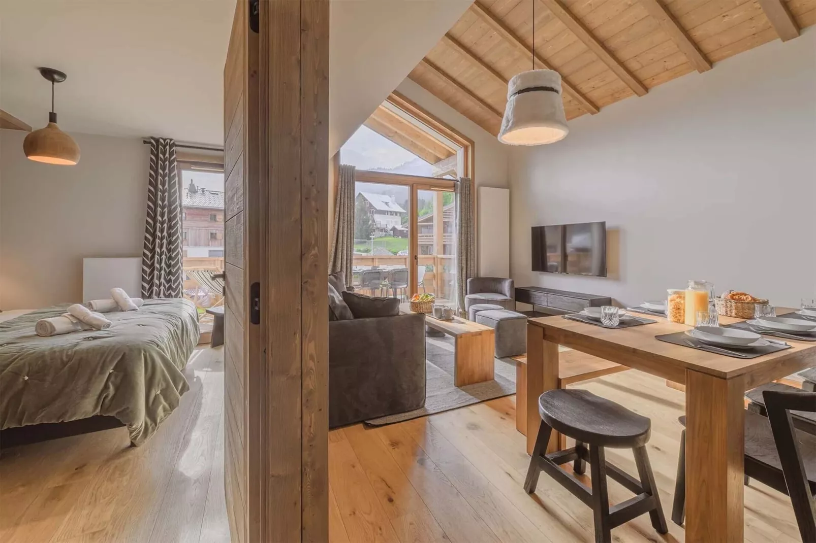 Residence L’ÉCLAT DES VÉRIAZ A48S - Slaapkamer