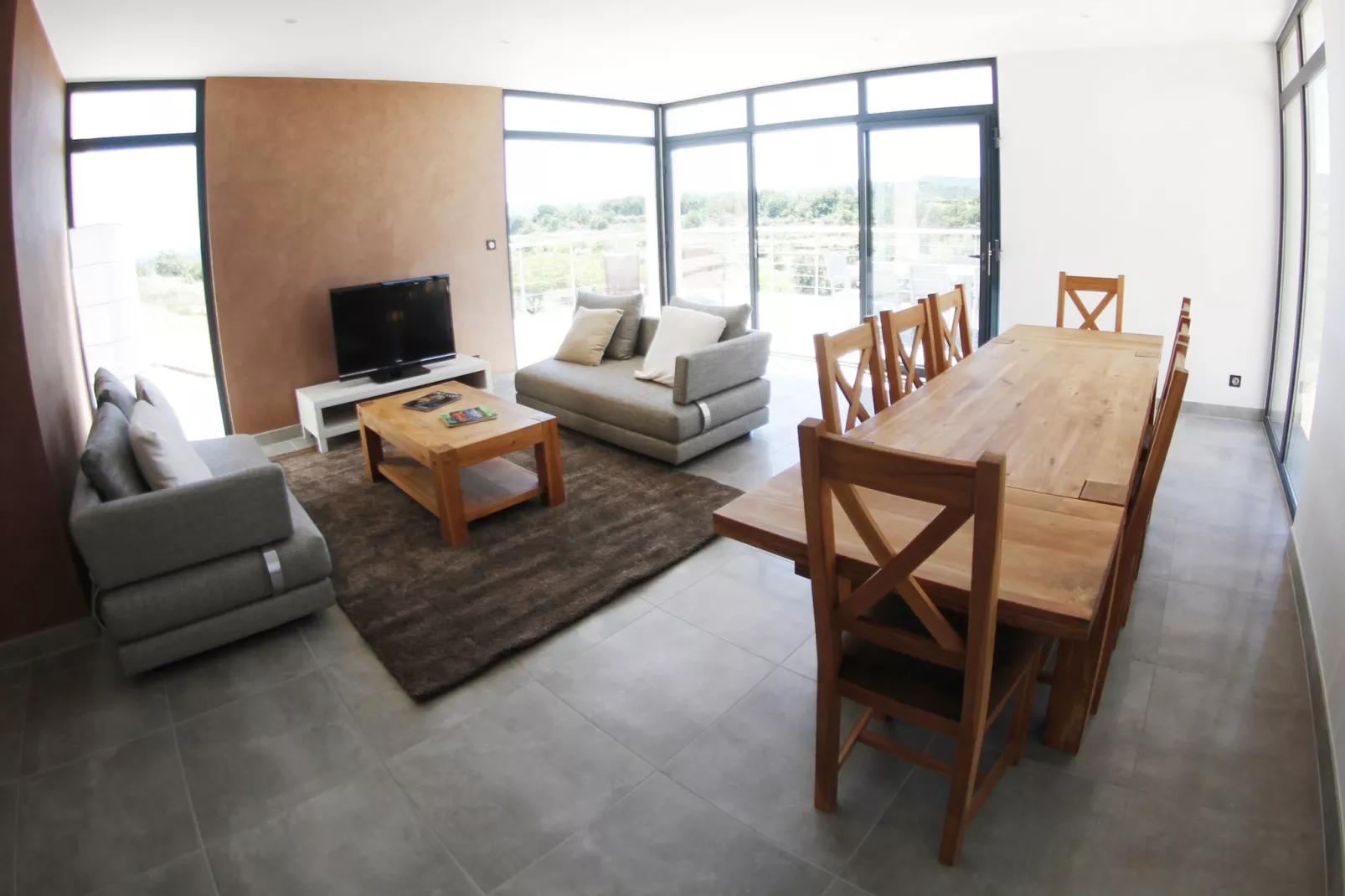 Villa moderne-Eetkamer