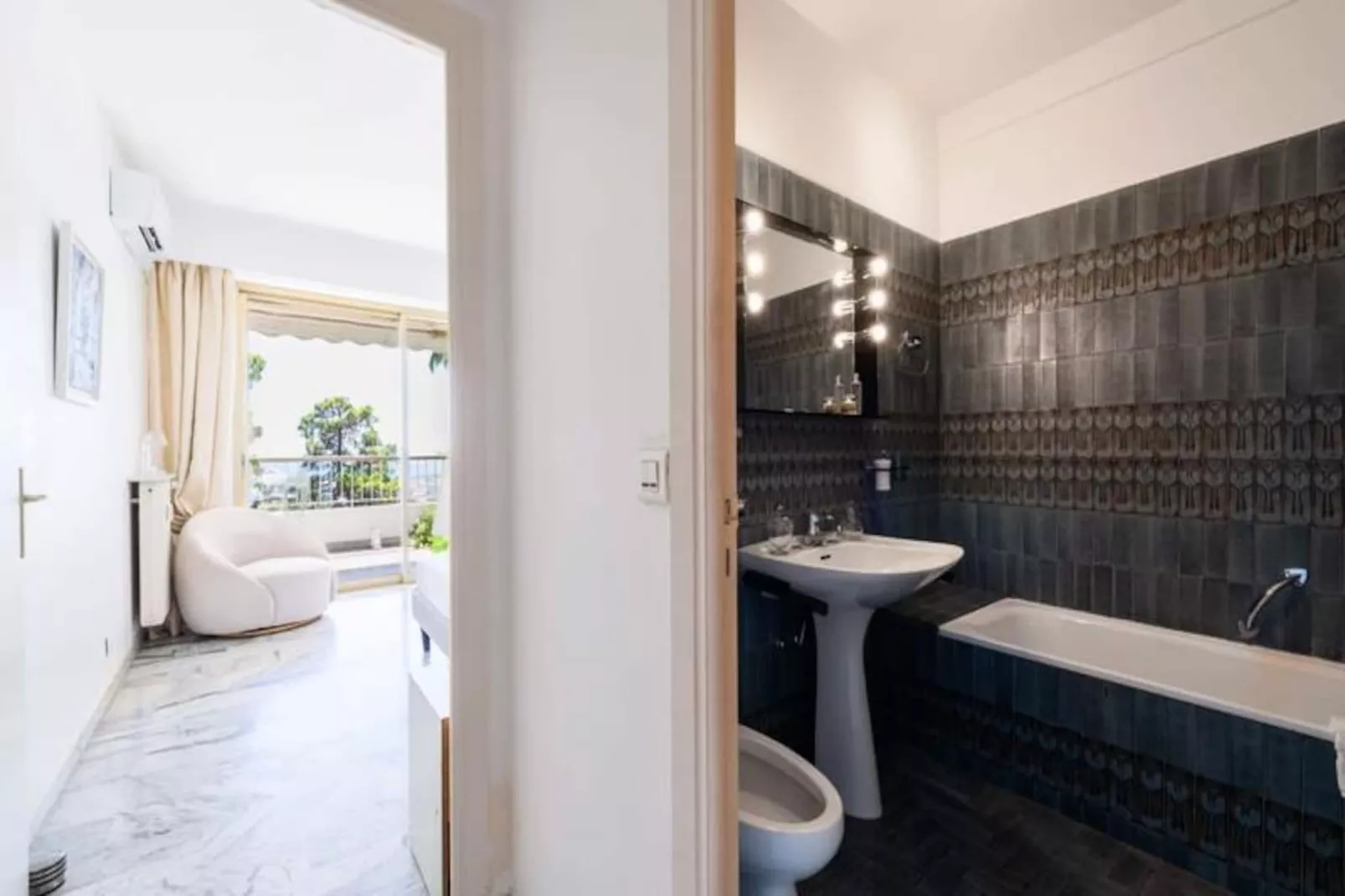 Résidence Spacieux 2p Vue Mer &ndash; R&eacute;sidence Avec Piscine, Cannes-Niet-getagd