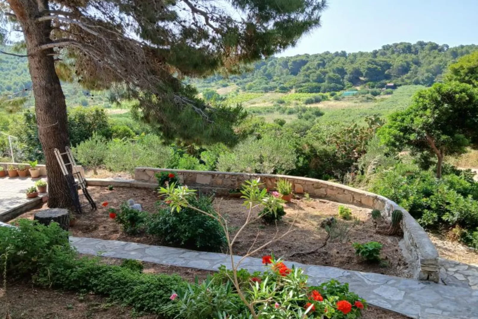 Apartmani Green Oasis - Studio Apartment with Terrace and Sea View-Buitenlucht