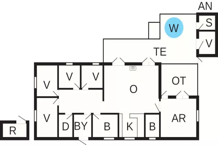 12 persoons vakantie huis in Ålbæk-By Traum-Plattegrond