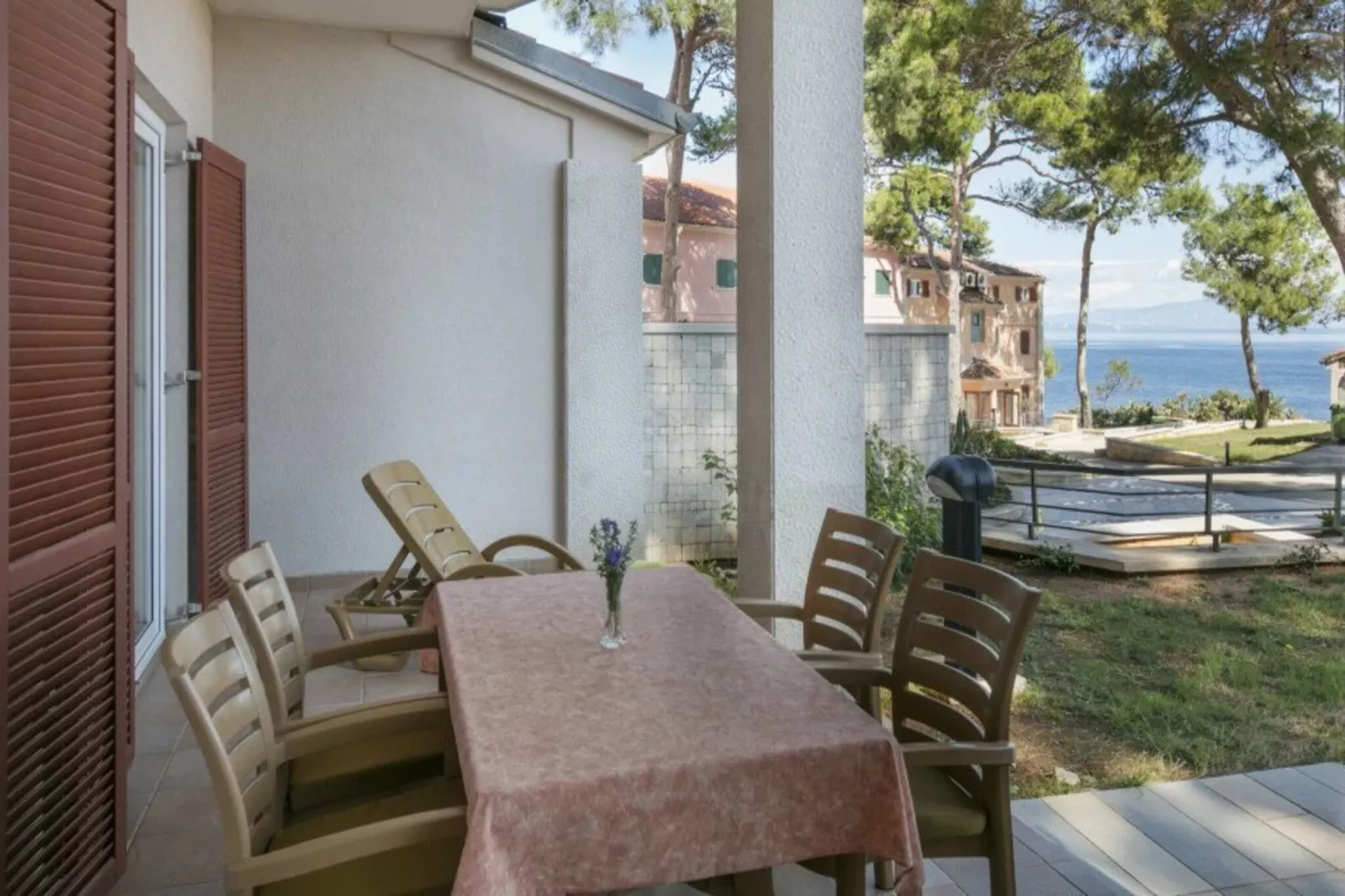 Apartments Punta, Veli Losinj-3-Raum-App., A3 (3+2), ca. 60 qm, für 5 Pers.-Terrasbalkon