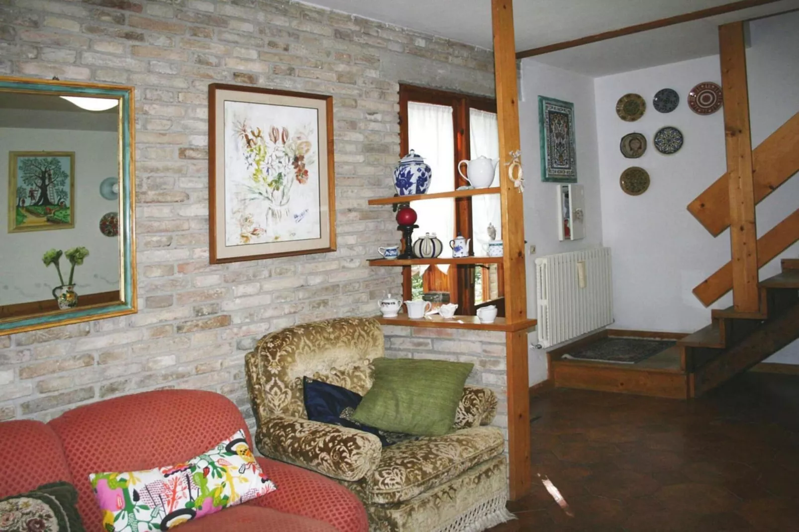 Ferienhaus Fiorenzuola Acacie Montemaggiore con piscina privata-Woonkamer