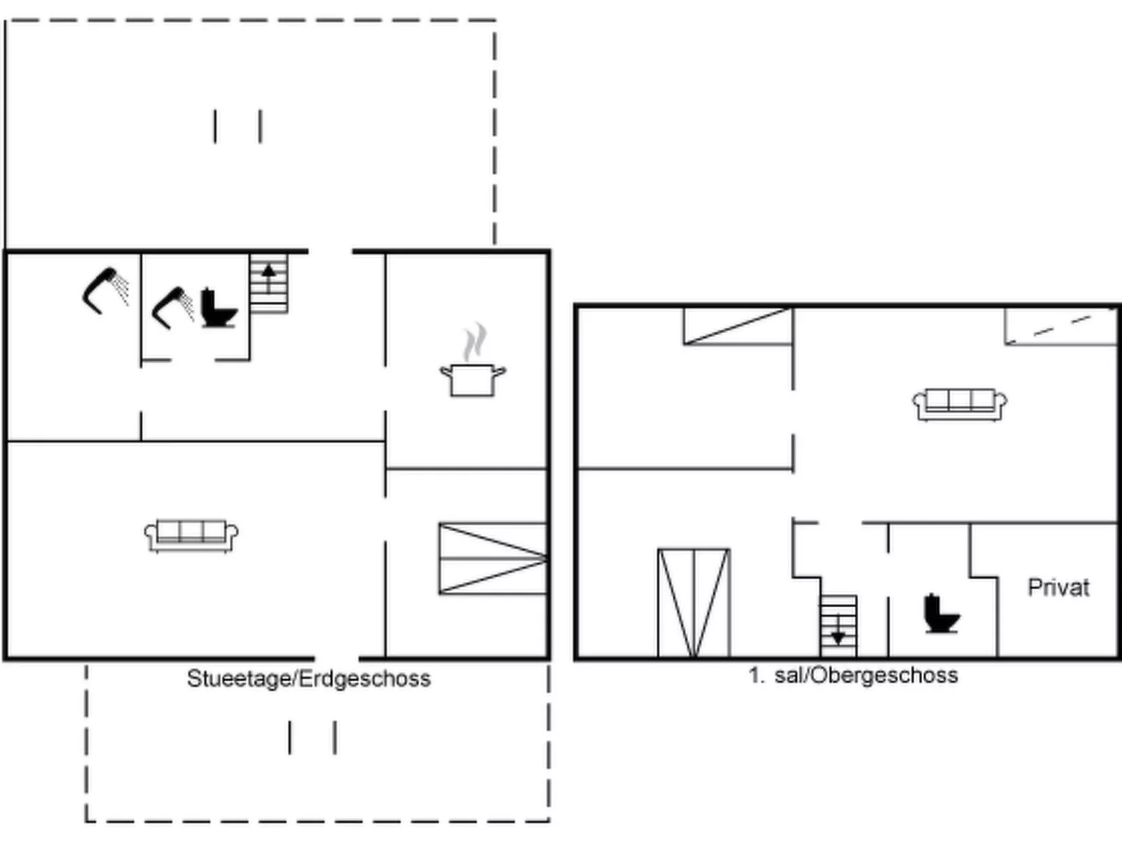"Ognen" - 1.5km from the sea-Binnen