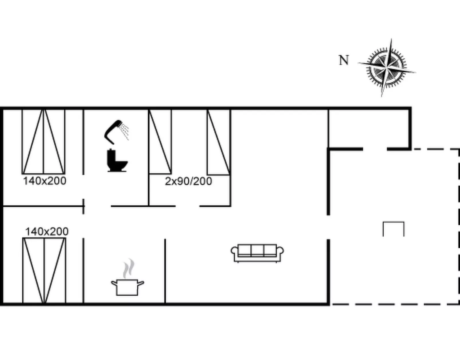 "Gerlinde" - 600m from the sea-Binnen