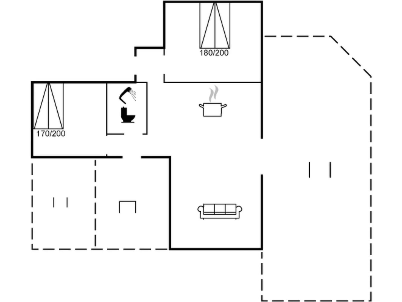 "Ingold" - 50m from the sea-Binnen