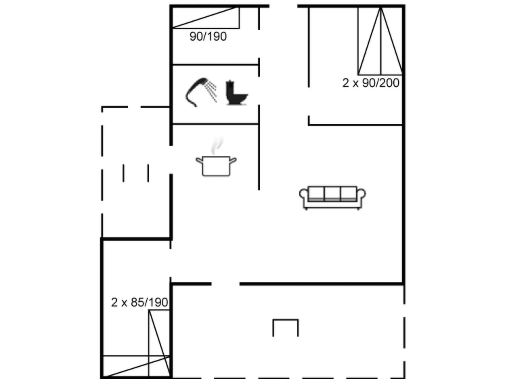 "Maya" - 900m from the sea-Binnen
