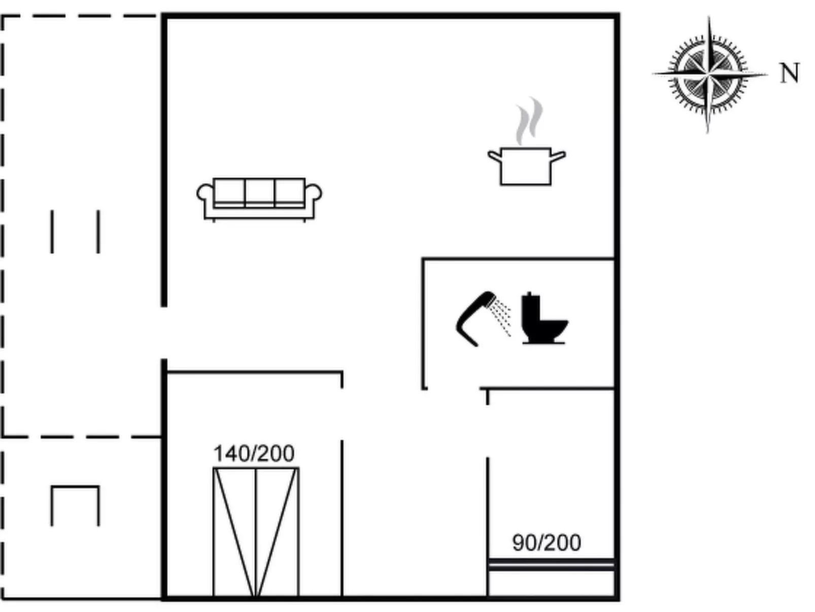 "Blome" - 150m to the fjord-Binnen