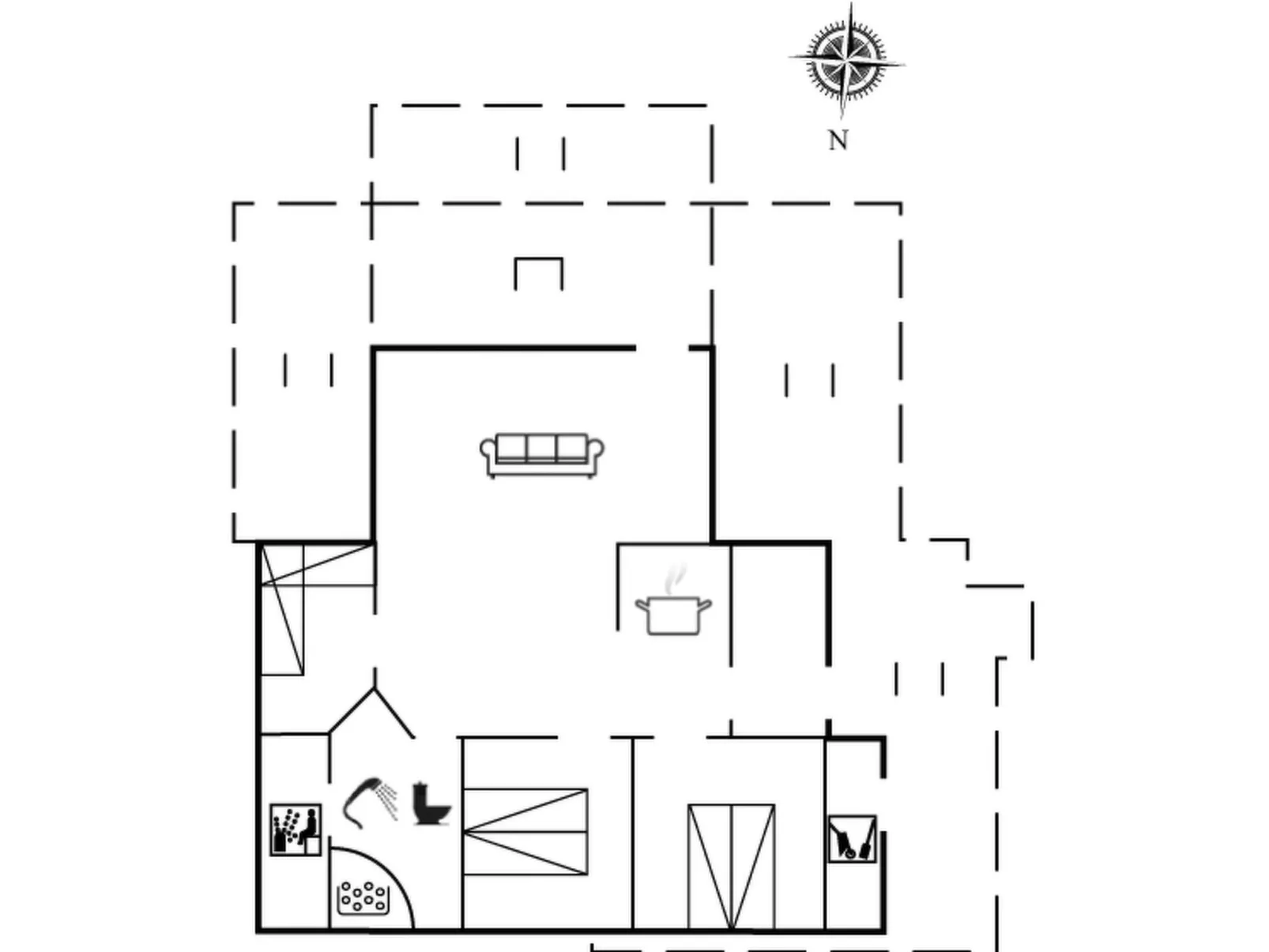 "Salla" - 1.2km from the sea-Binnen