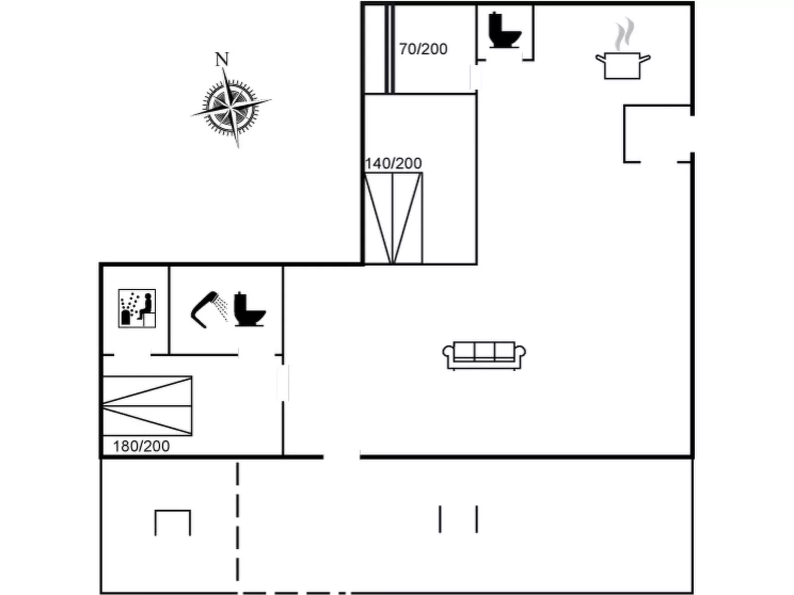 "Teofilka" - 200m from the sea-Binnen