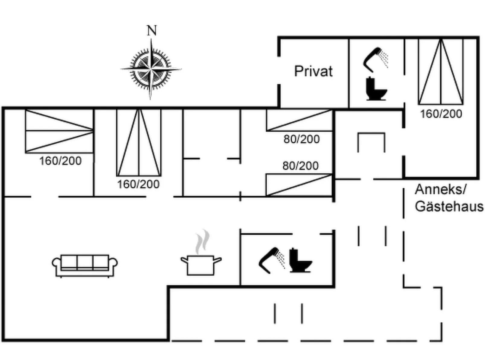 "Nalin" - 500m from the sea-Binnen