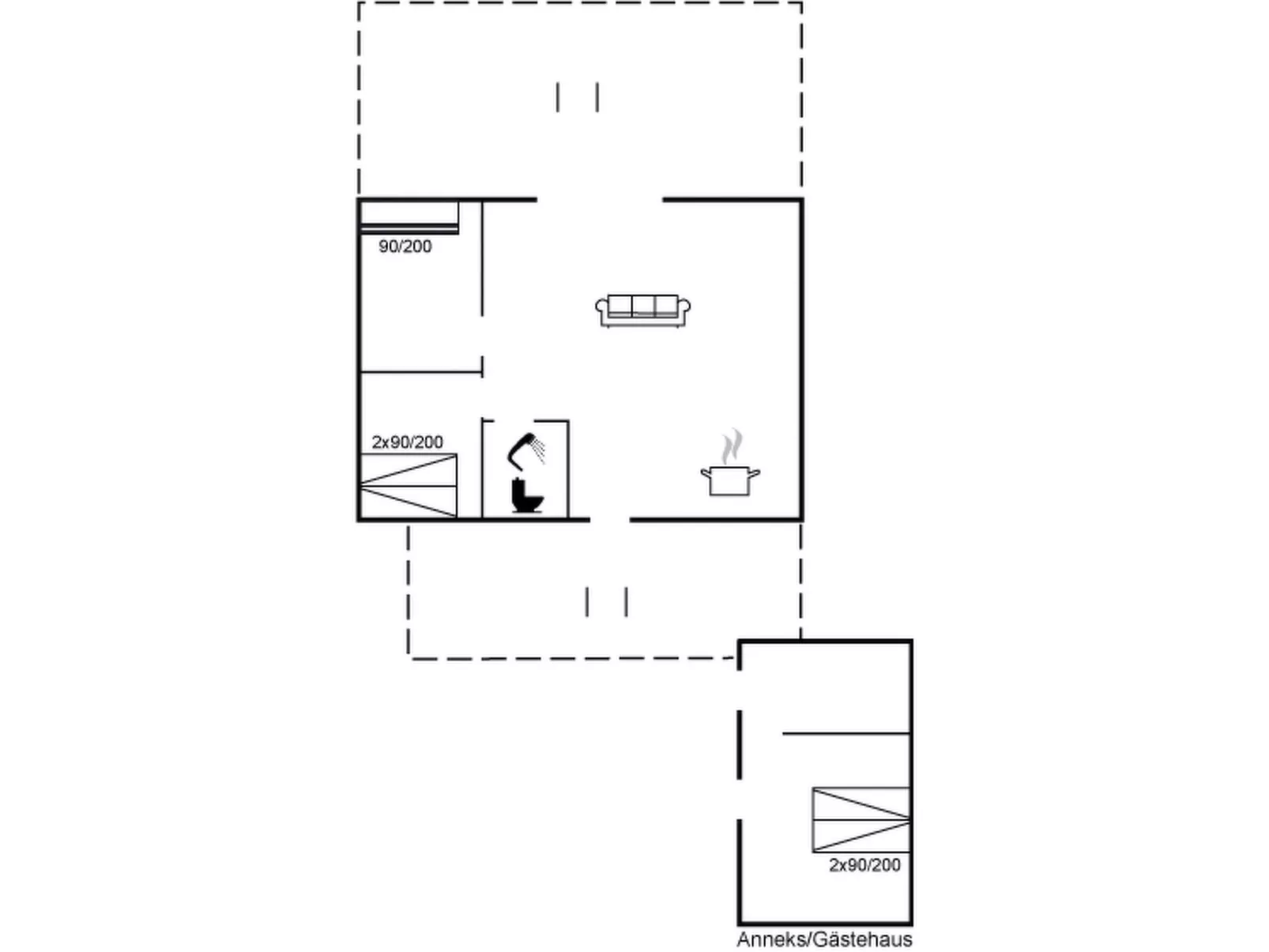 "Mintha" - 400m from the sea-Binnen