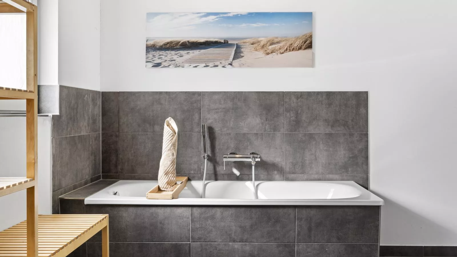 Wilma - direkt an der Ostsee-Badkamer