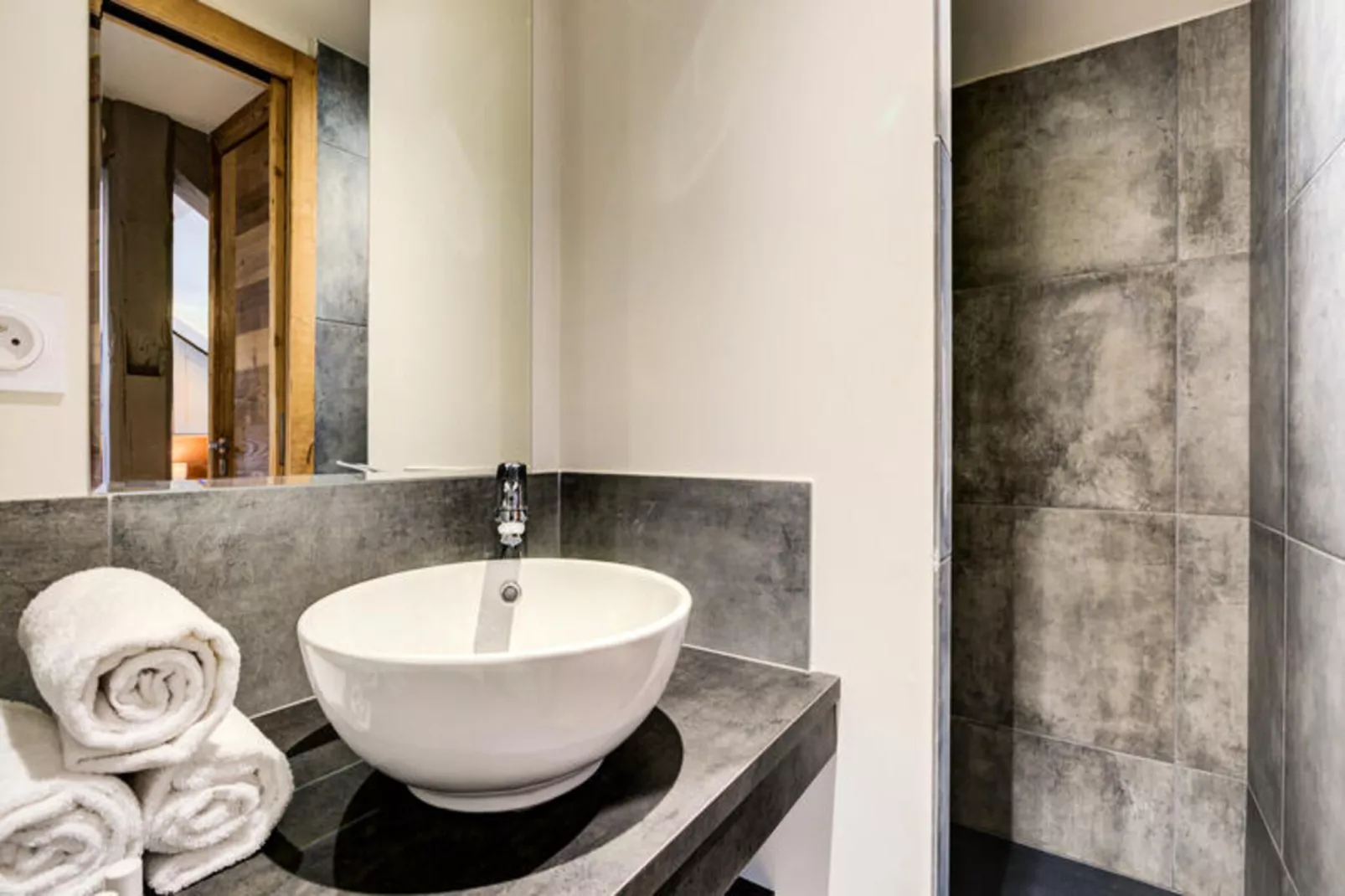 Chalet De La Mine-Badkamer