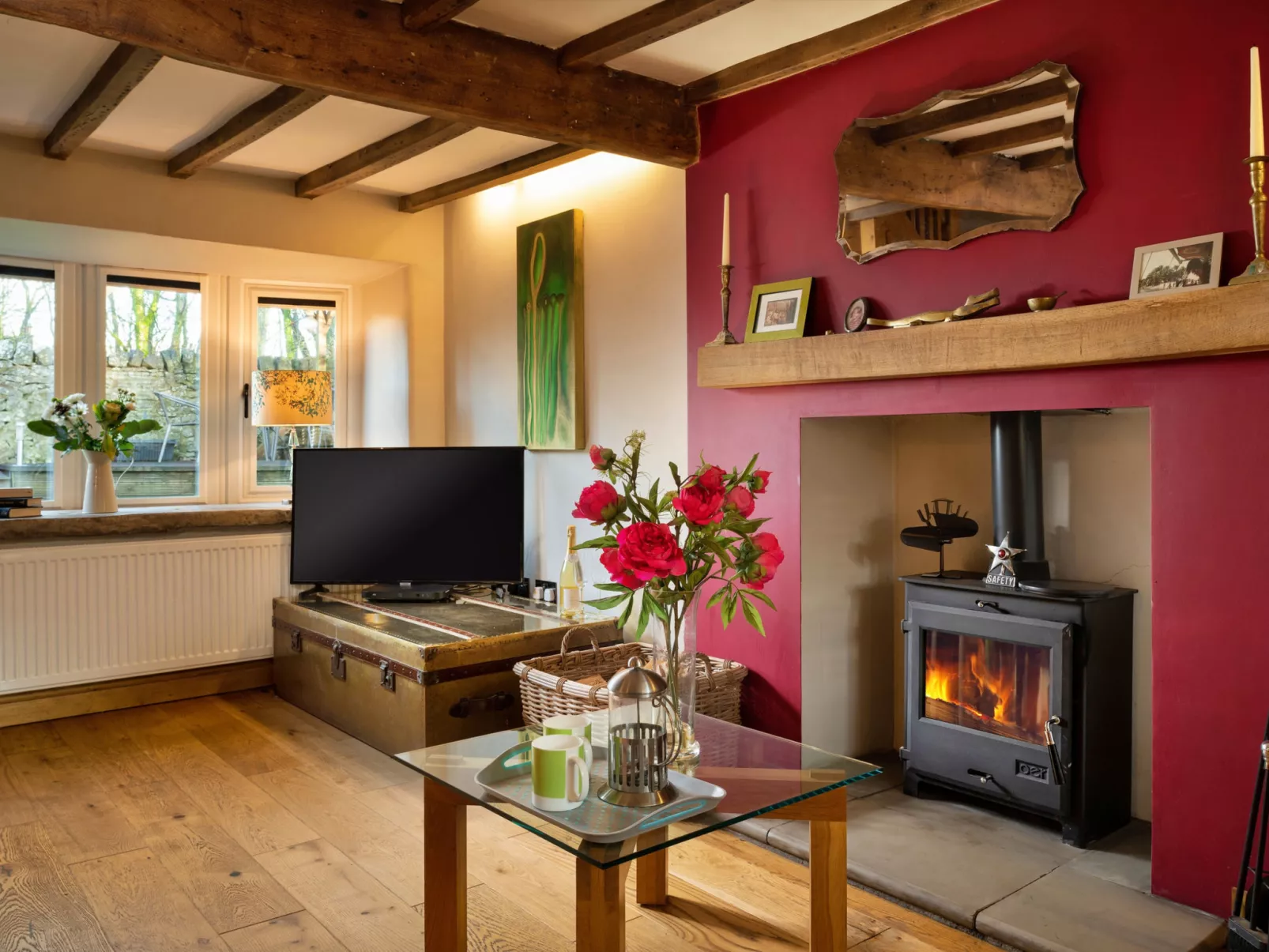 Wye Head Cottage-Binnen