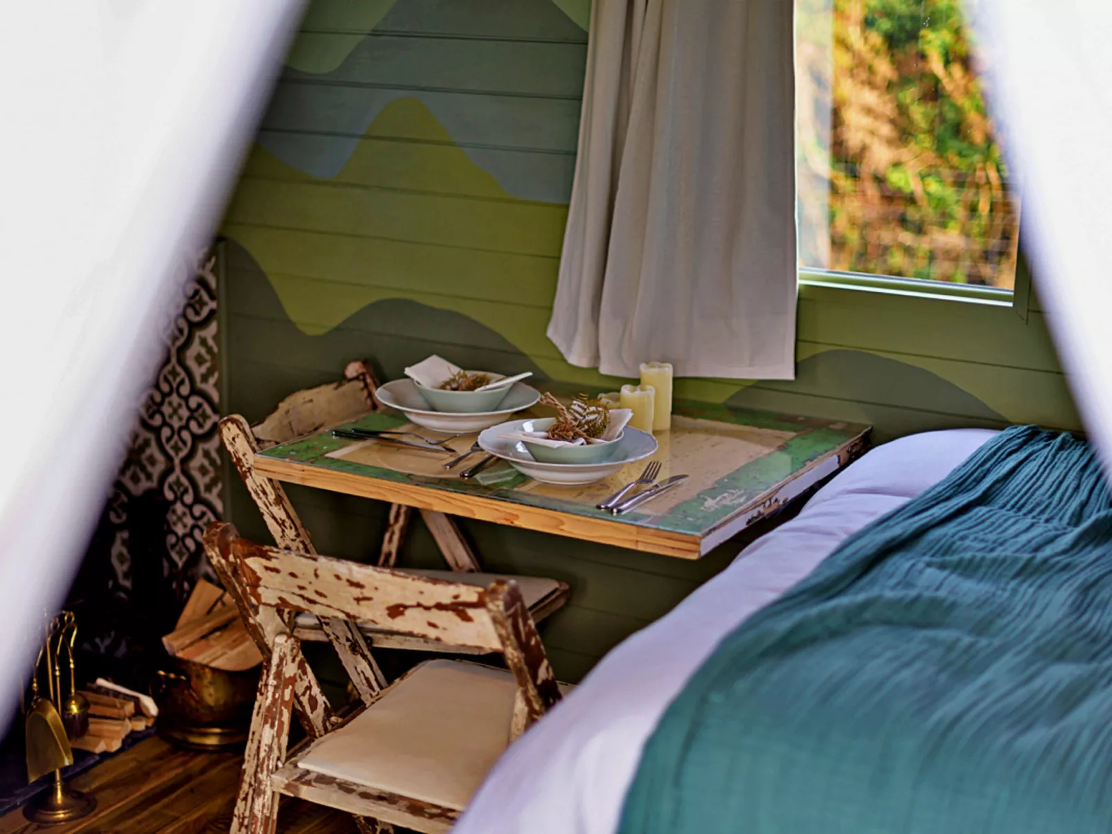 'Angharad' Poachers Hut-Binnen