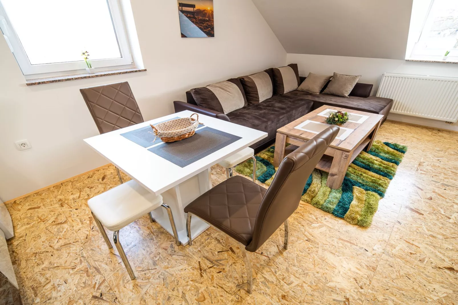 City Modern and Vibrant Apartments Ljubljana - Standard One Bedroom Apartment (owner A3)-Woonkamer