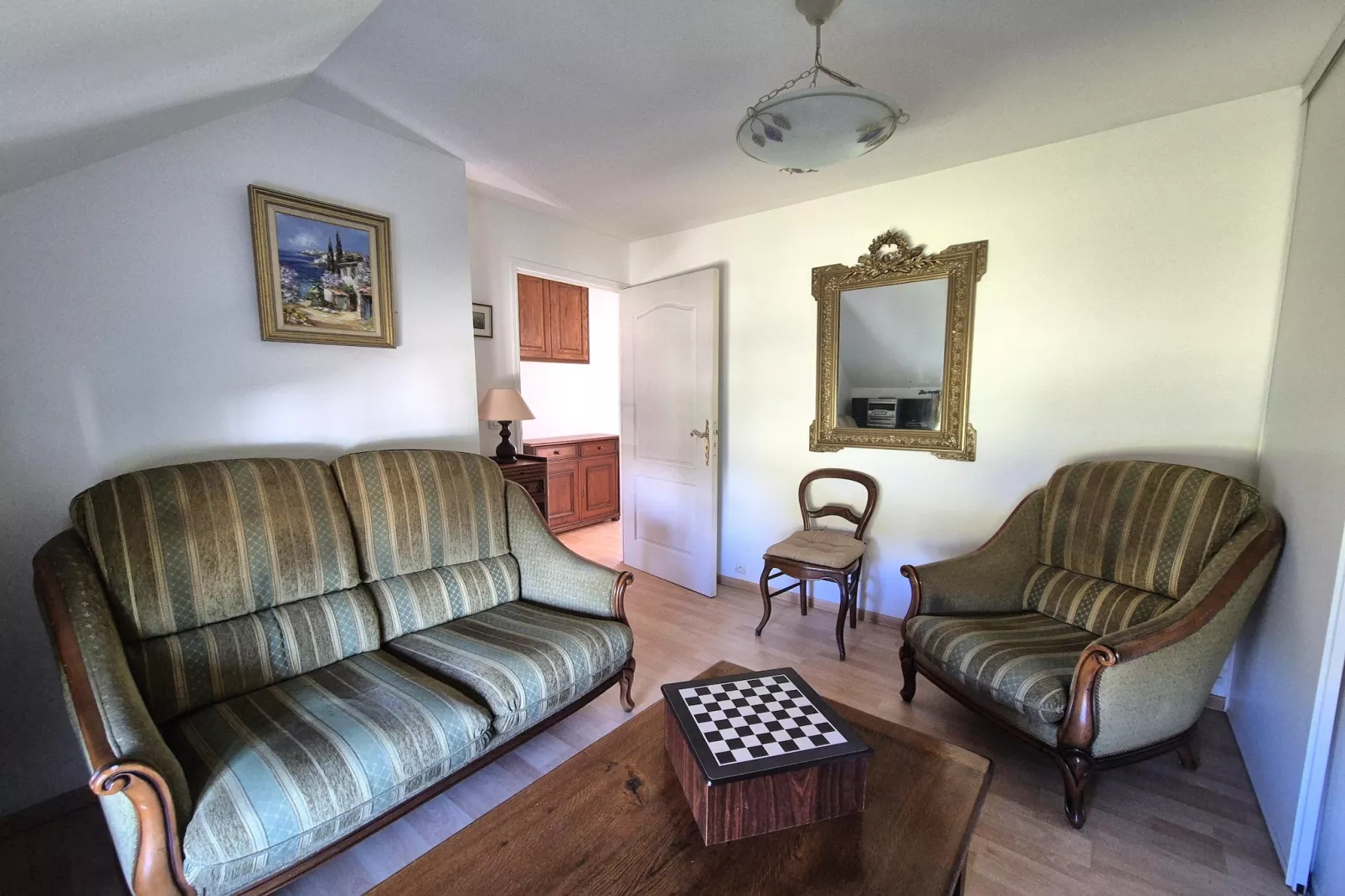 Gîte de la Valette-Woonkamer