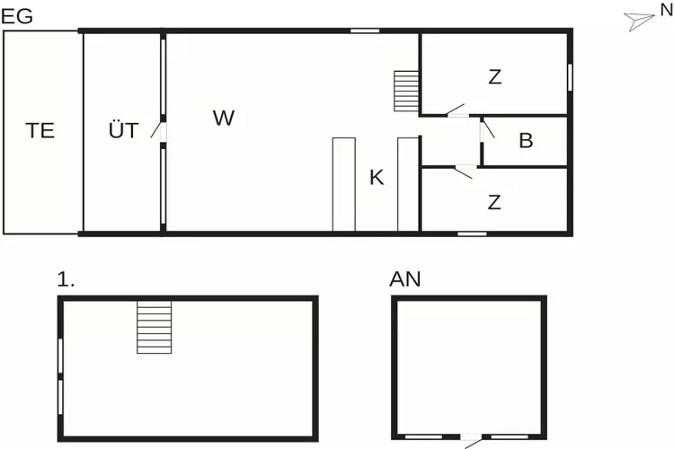 5 sterren vakantie huis in Hornbæk-Plattegrond