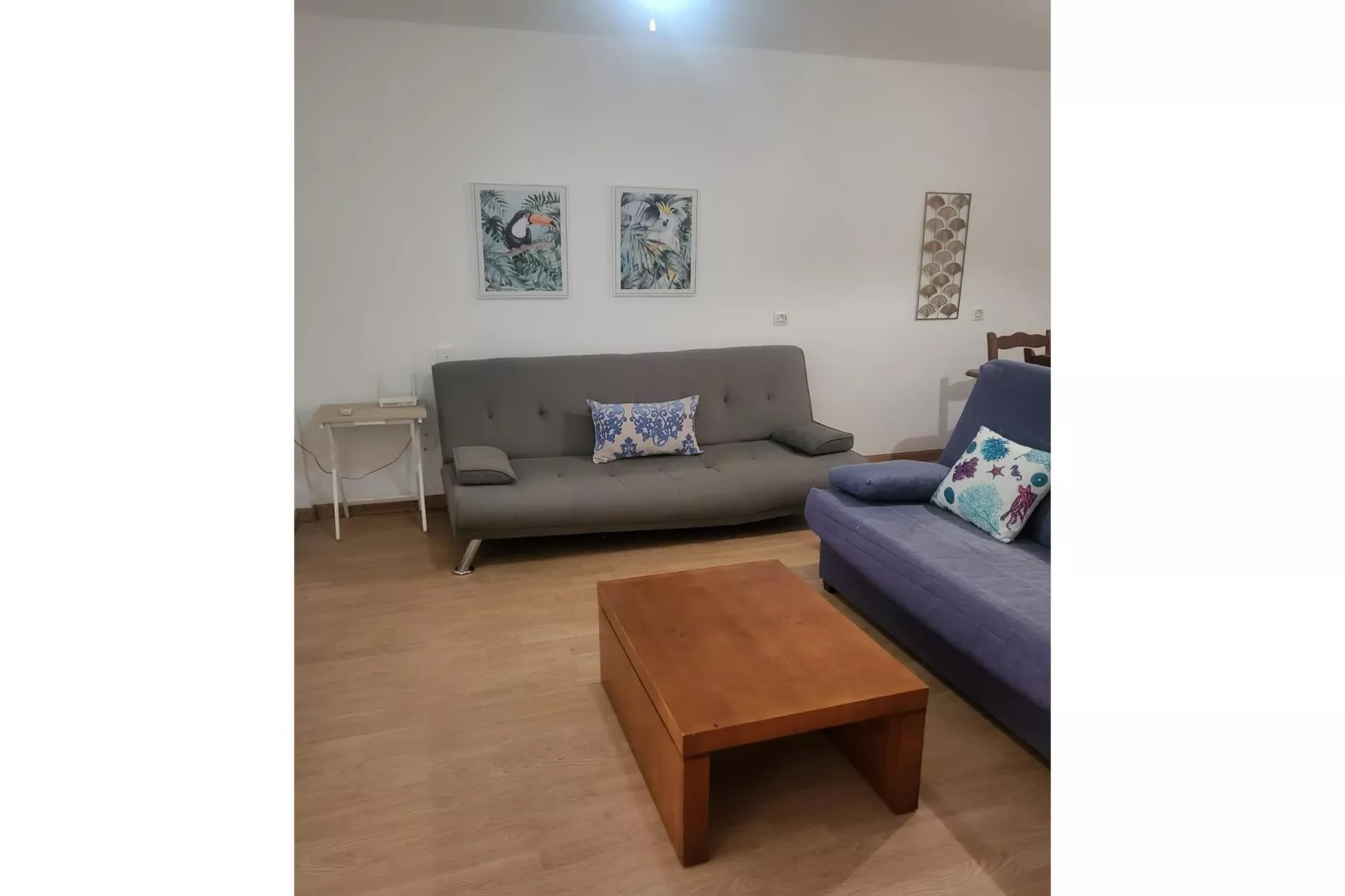 CT 369 AL - Faro's Apartmento Naturista - Primera Linea Vera Playa-Woonkamer